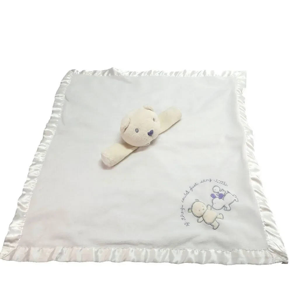 Bear Lovey Satin Trim Blanket 17